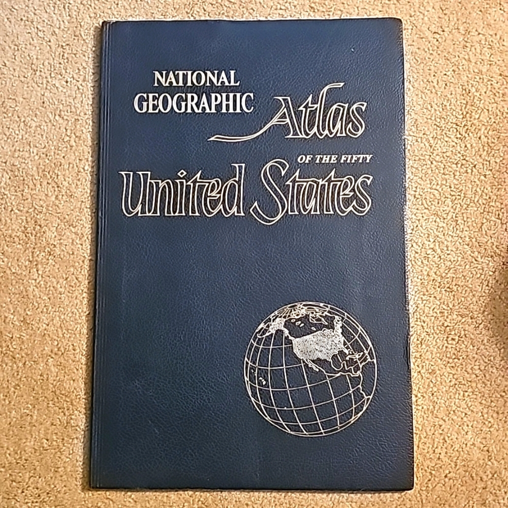 Atlas United States National Geographic 50 states